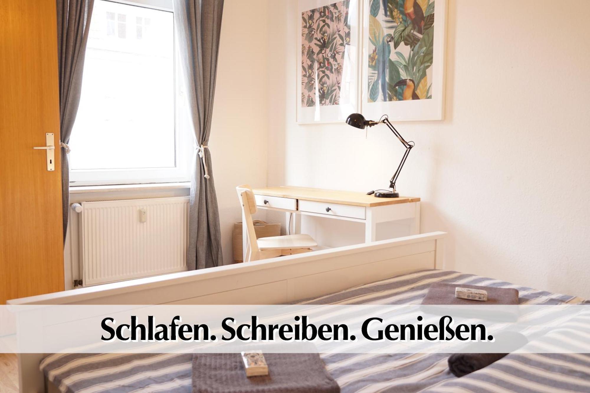شقة Helles Altbau-Loft Mit Kingsize Bett, Smart-Tv, Etc إرفورت المظهر الخارجي الصورة